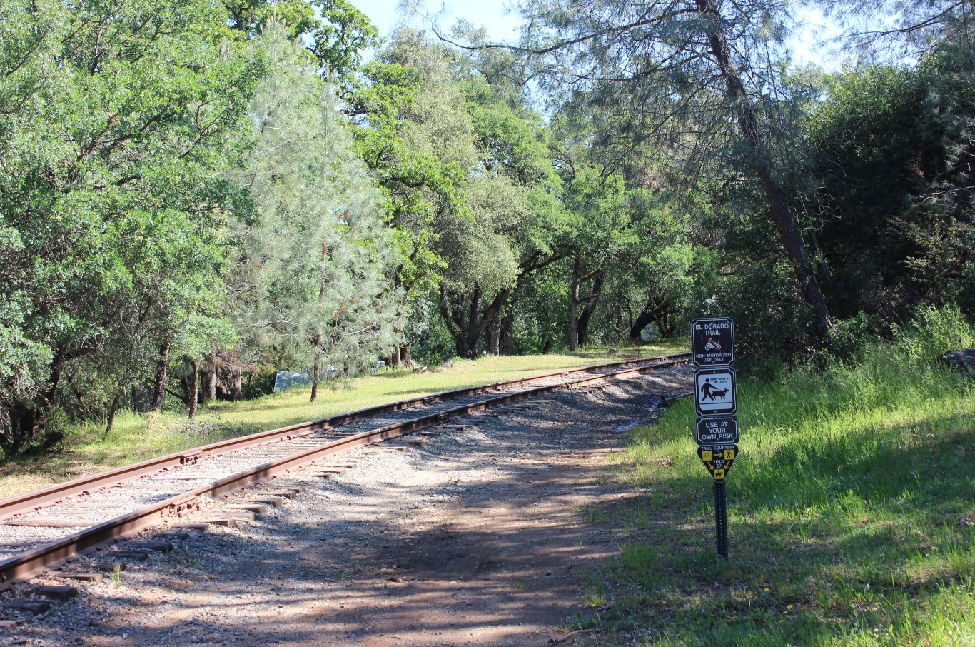 Trailhead sign