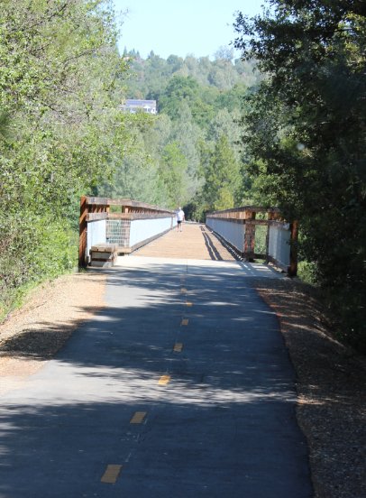 Approaching the trestle