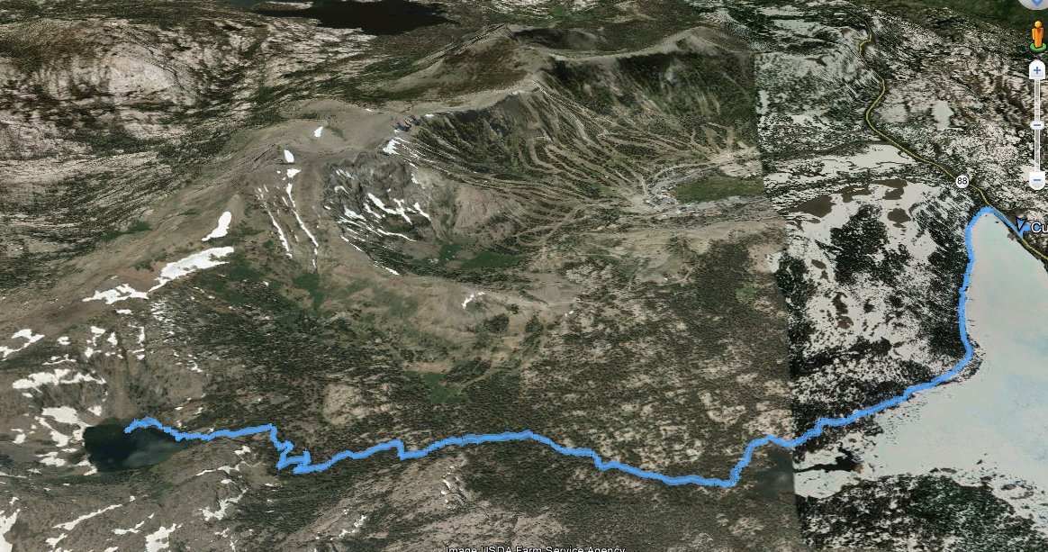 GPS Track of Hike