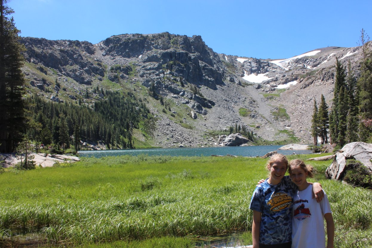 Girls at Emigrant Lake