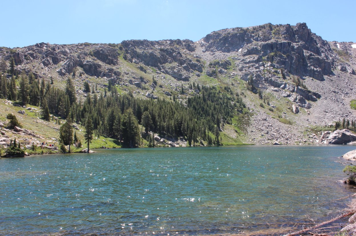 Looking SE across Emigrant Lake