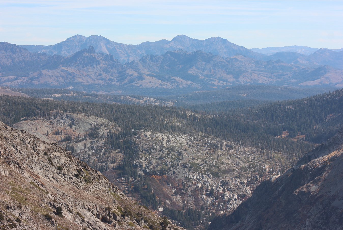 View east