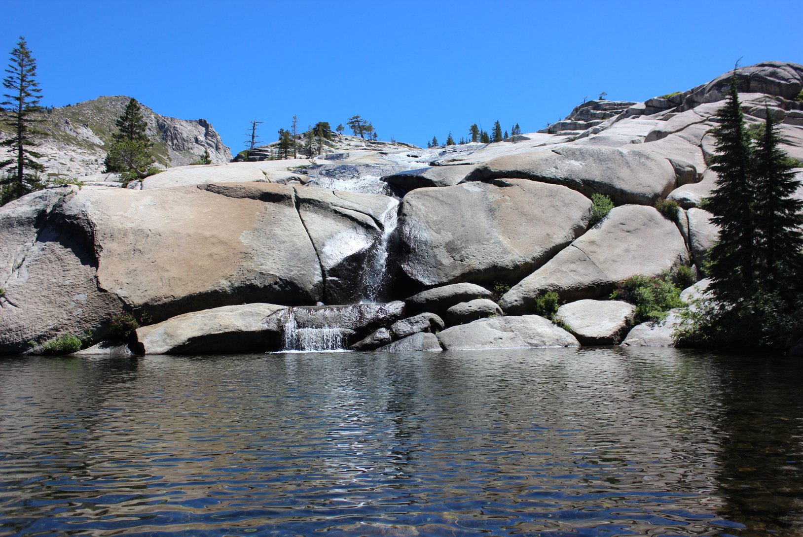 Main falls at the Enchanted Pools