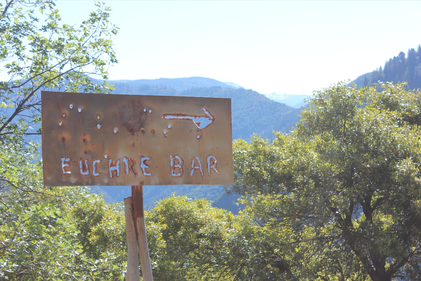 Sign at the trailhead