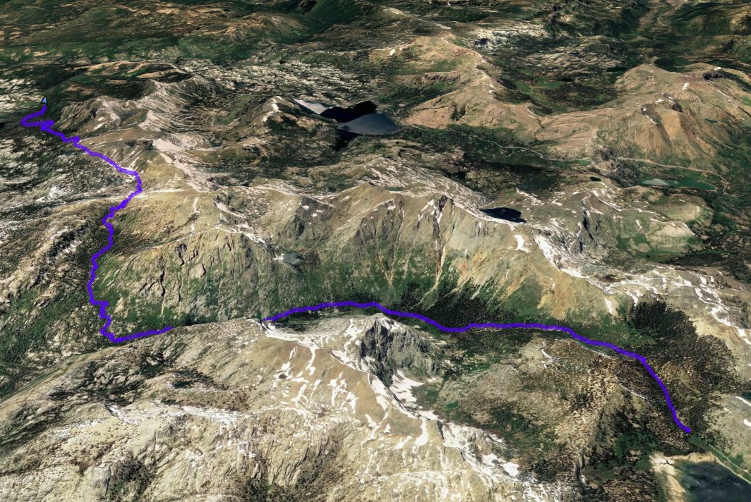 GPS Track of Hike