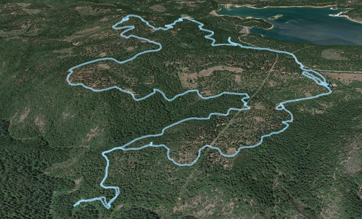 GPS Track of Hike