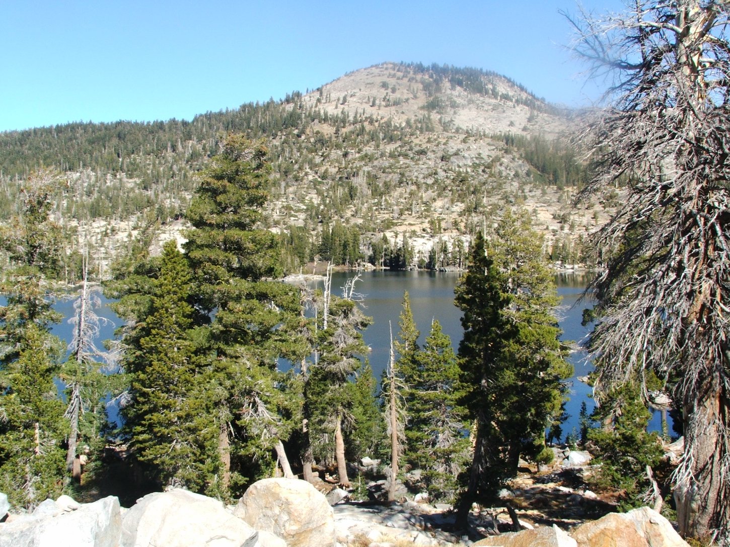Coming down toward Middle Velma Lake