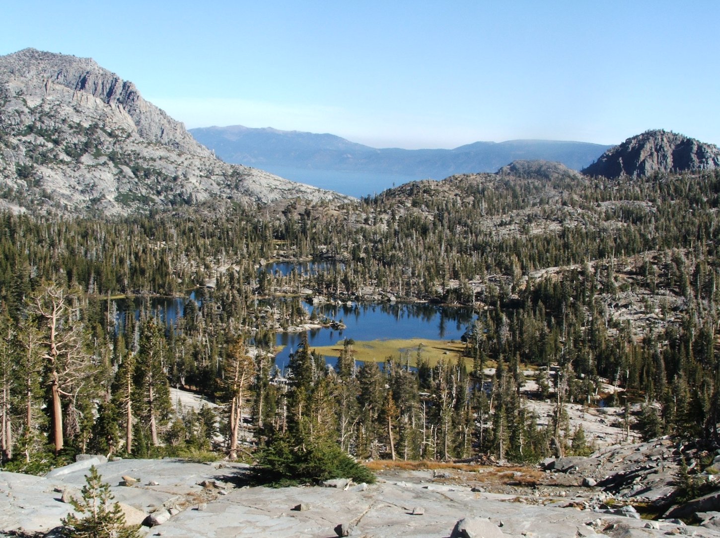 Lunch spot over Upper Velma Lake