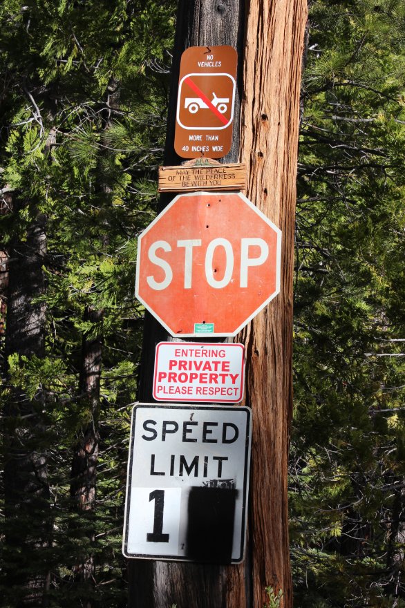 End of the jeep trail
