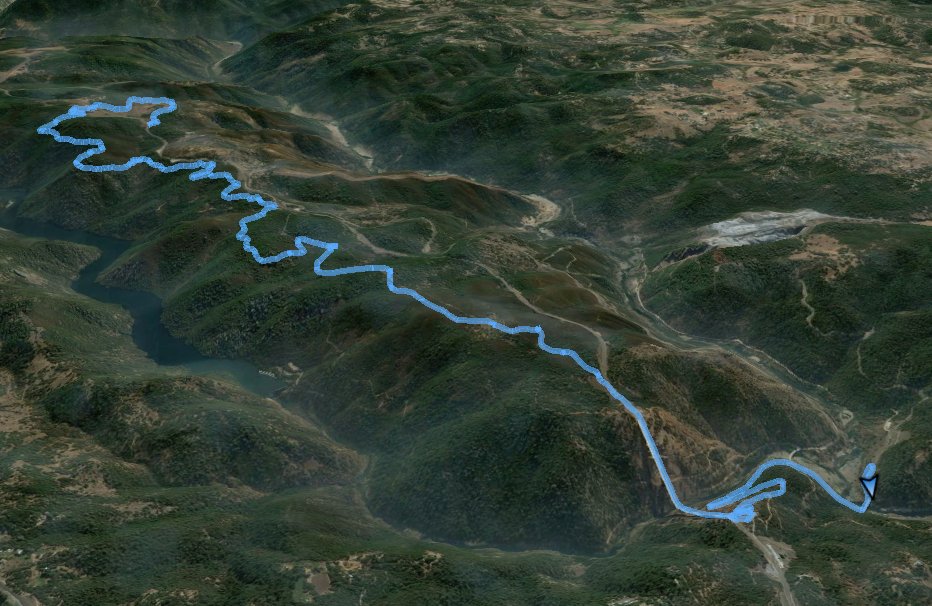 GPS Track of Hike