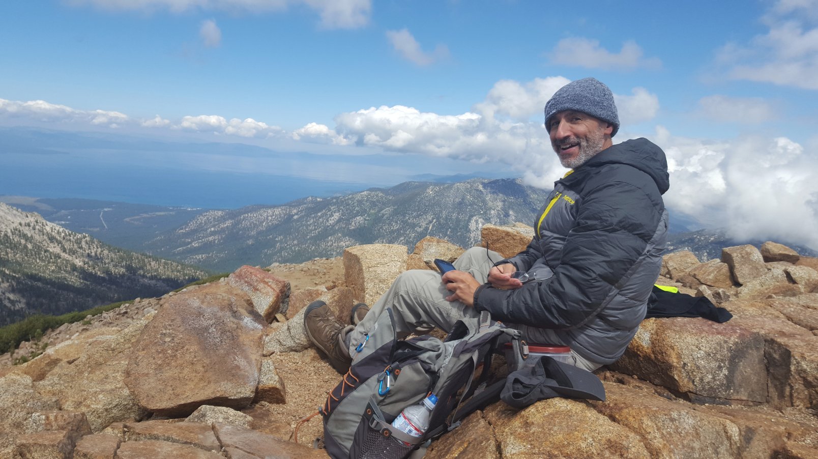 Phil at the peak