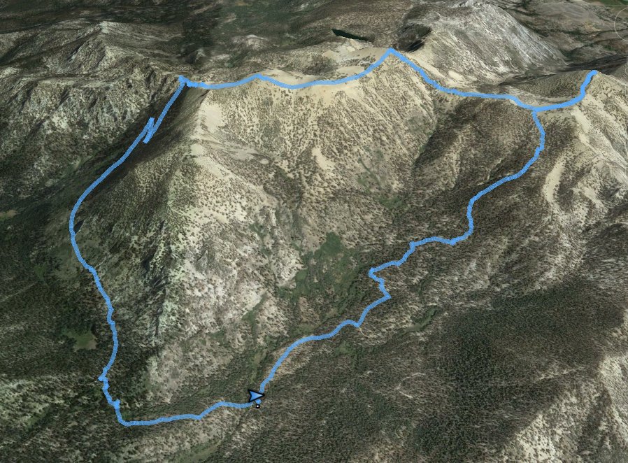 GPS Track of Hike