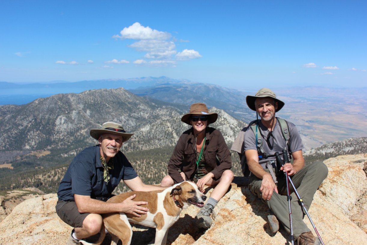 All three of us on Job's Sister Peak