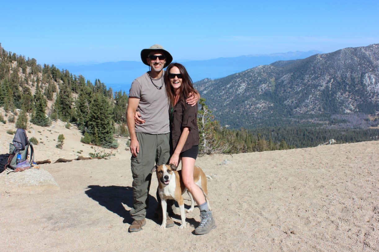 Phil and Julia at the Pass