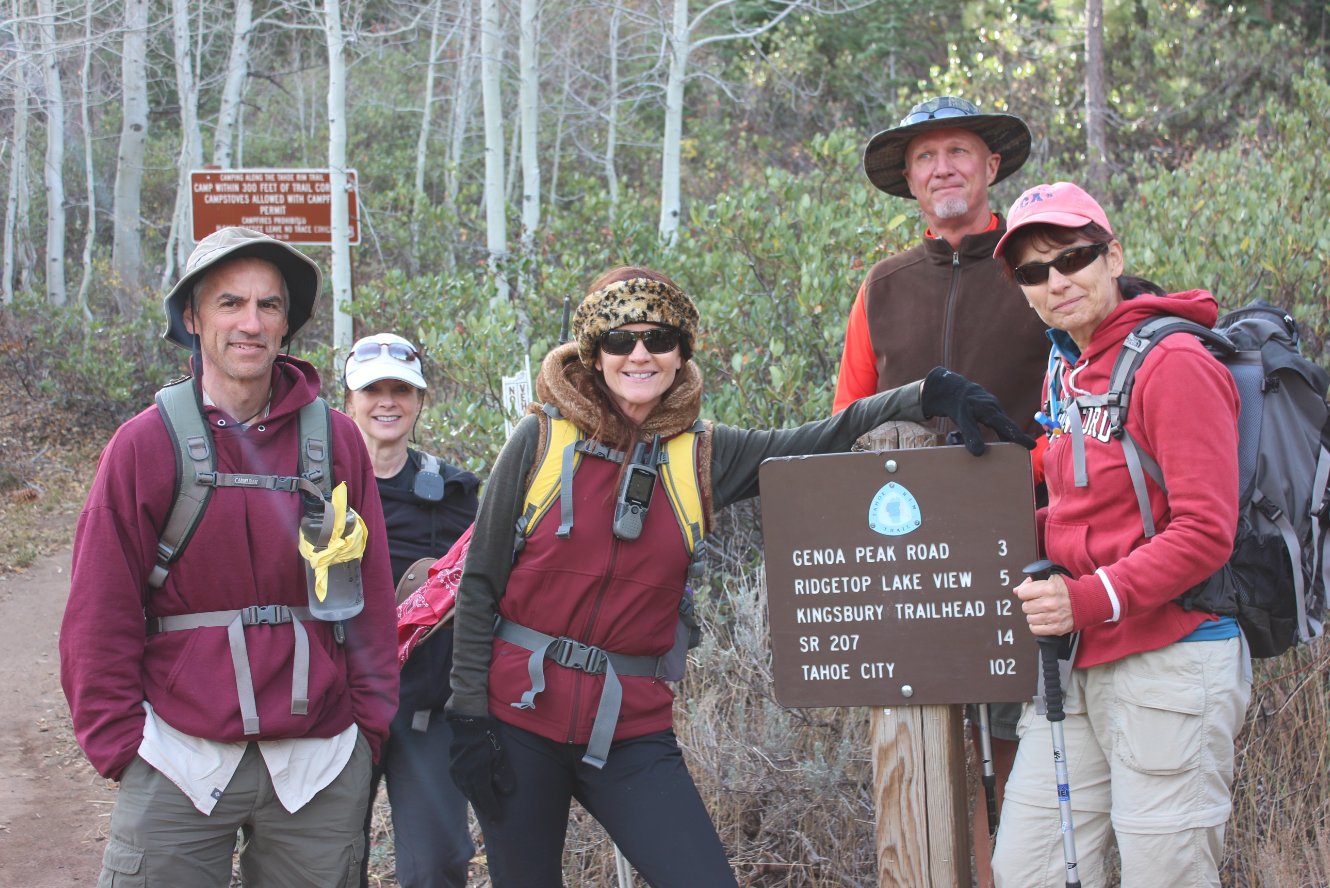 Our group at the start