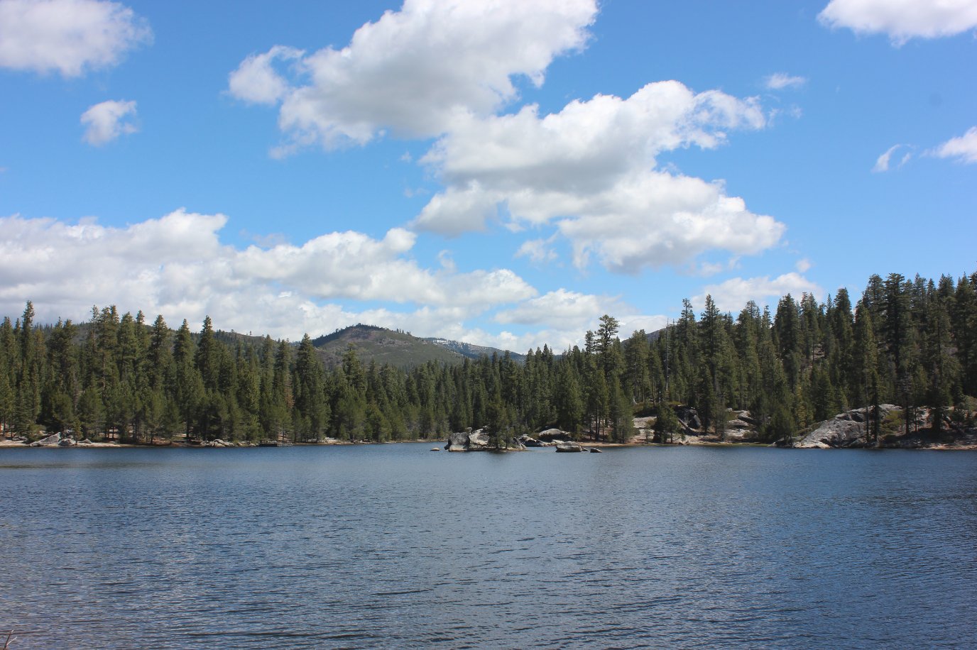 Across the lake