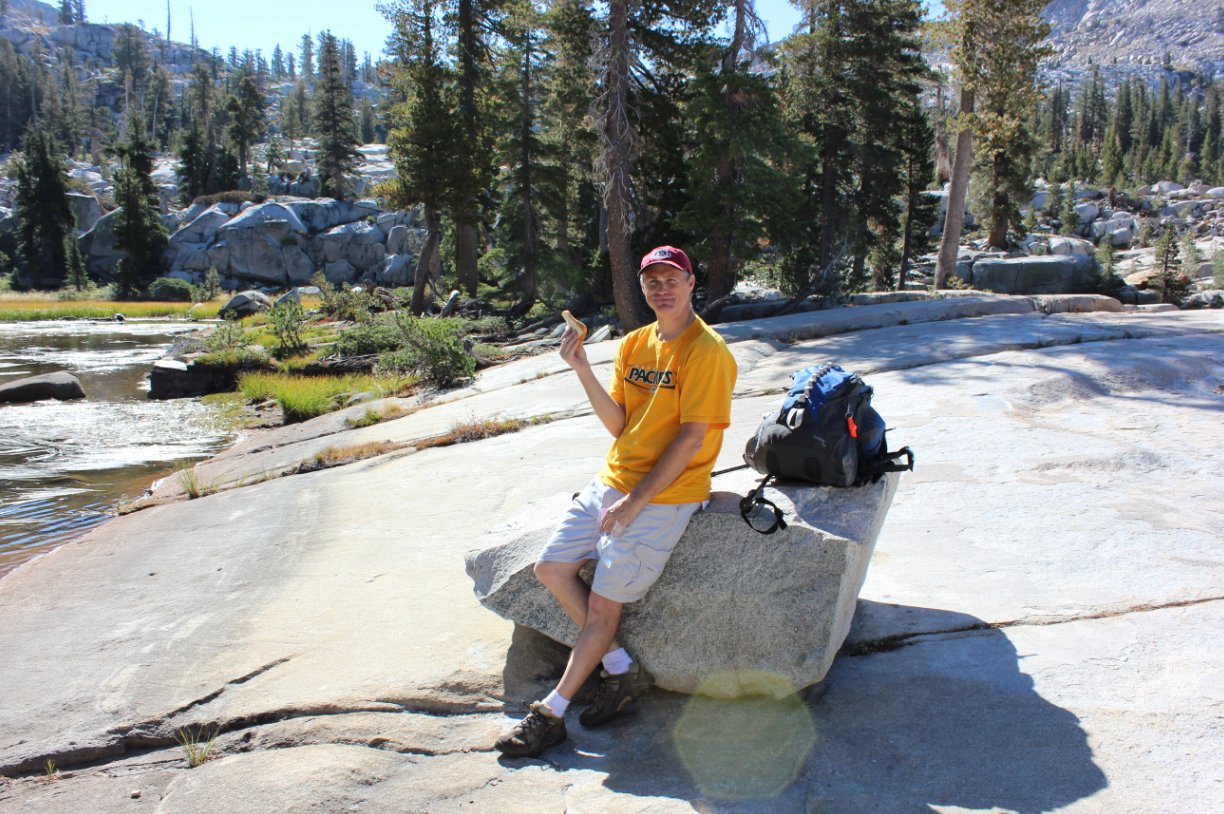 Rich at Gertrude Lake
