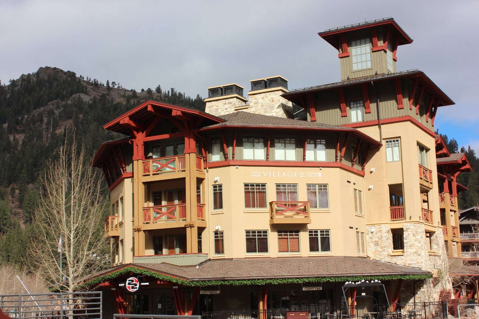 Olympic Village at the end of hike