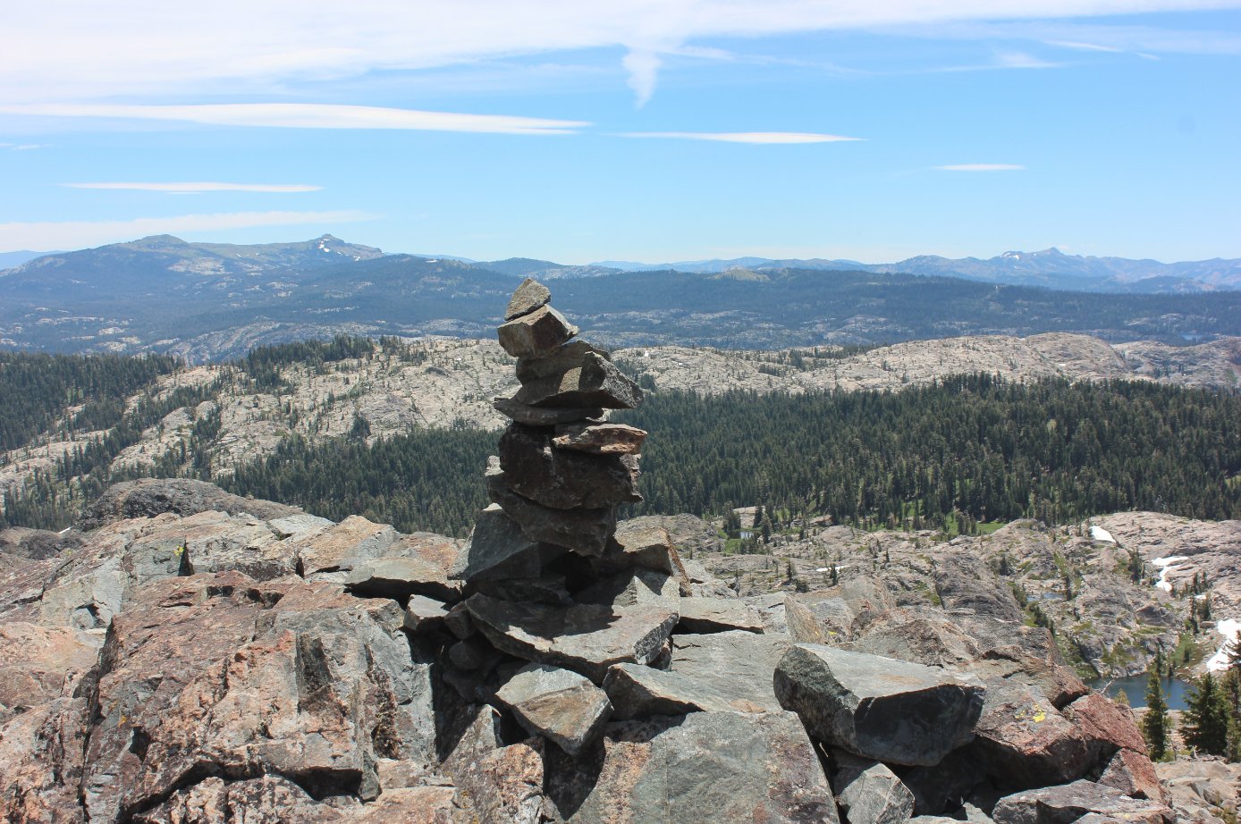 At the peak