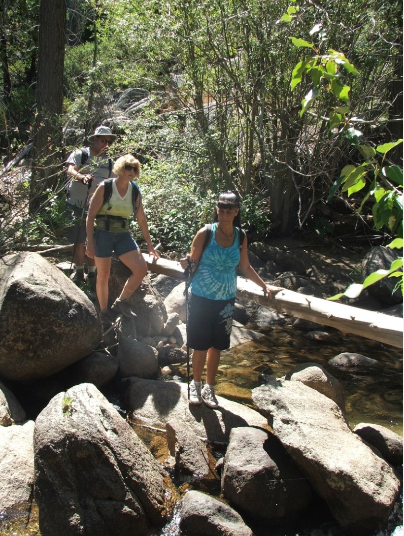 Crossing the river