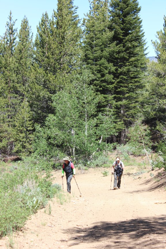 Mark and Tracey on the road