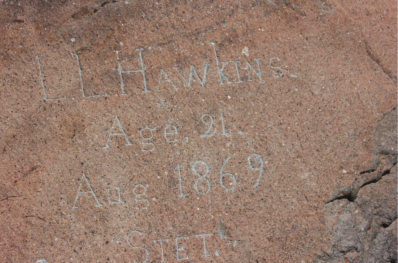 Actual Hawkins engraving