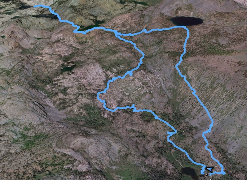 GPS Track of Hike