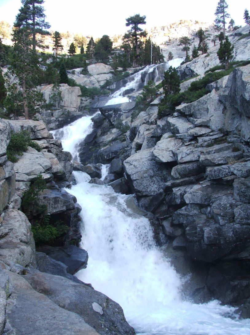 Falls from near the base