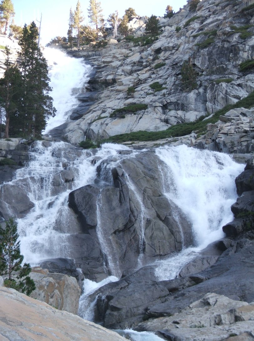 Upper part of the falls