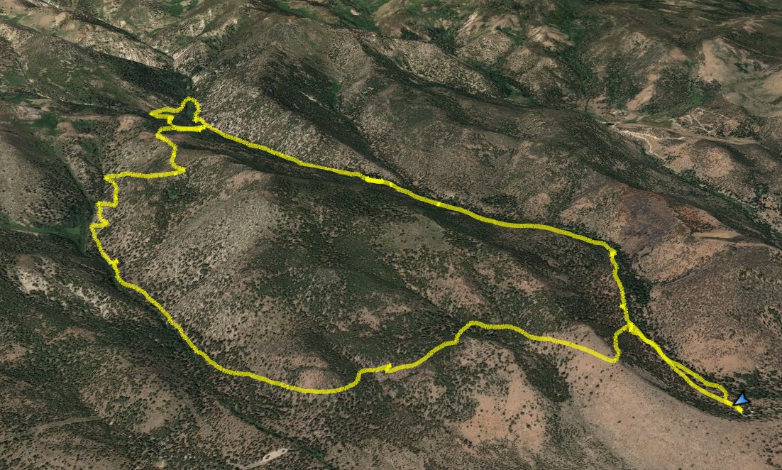 GPS Track of Hike
