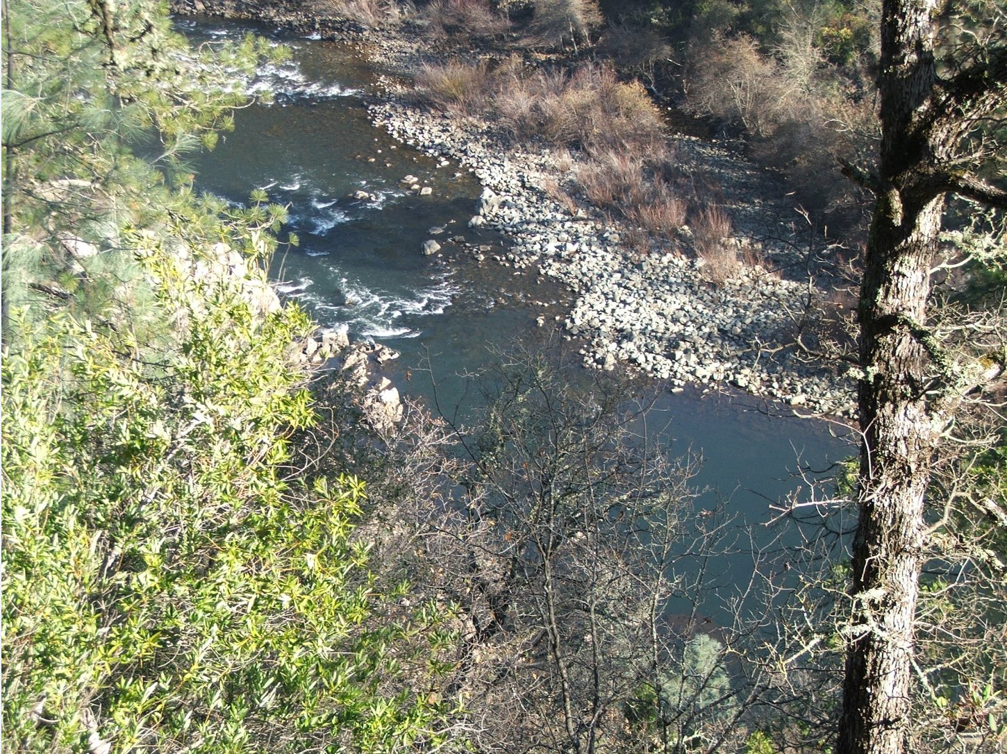 Heading down to the river