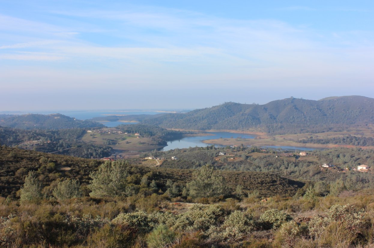 Folsom Lake from high above