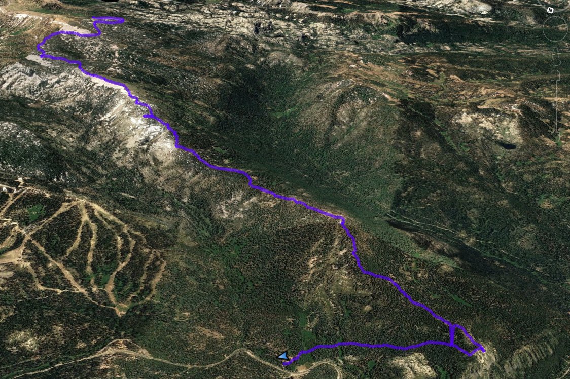 GPS Track of Hike