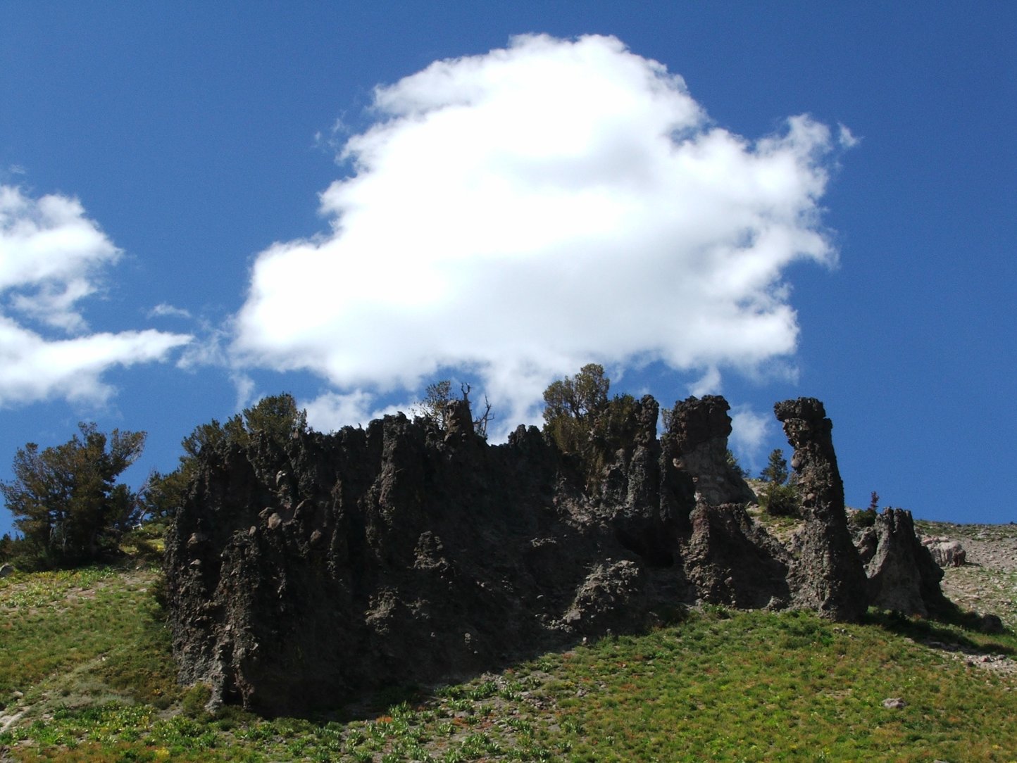Basalt spires