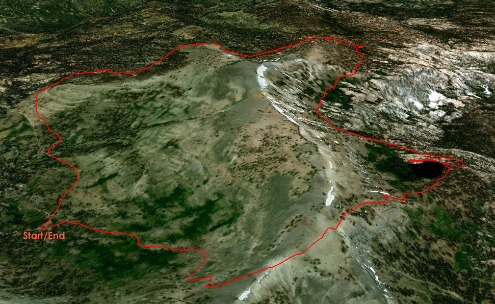 GPS Track of Hike