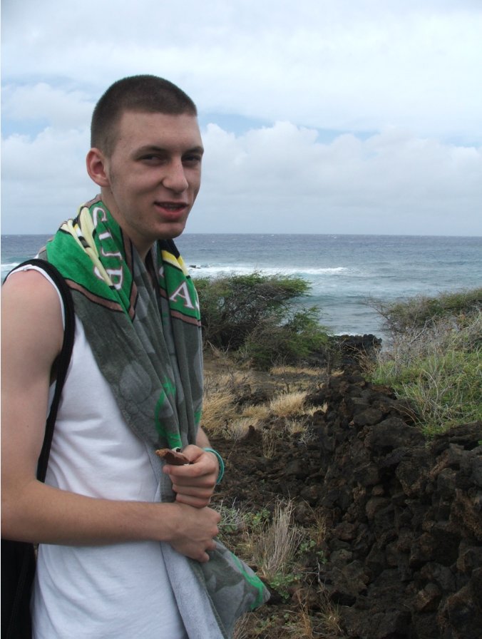 Tristan at Keoneoio Beach