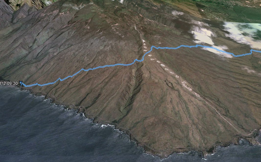 GPS Track of Hike