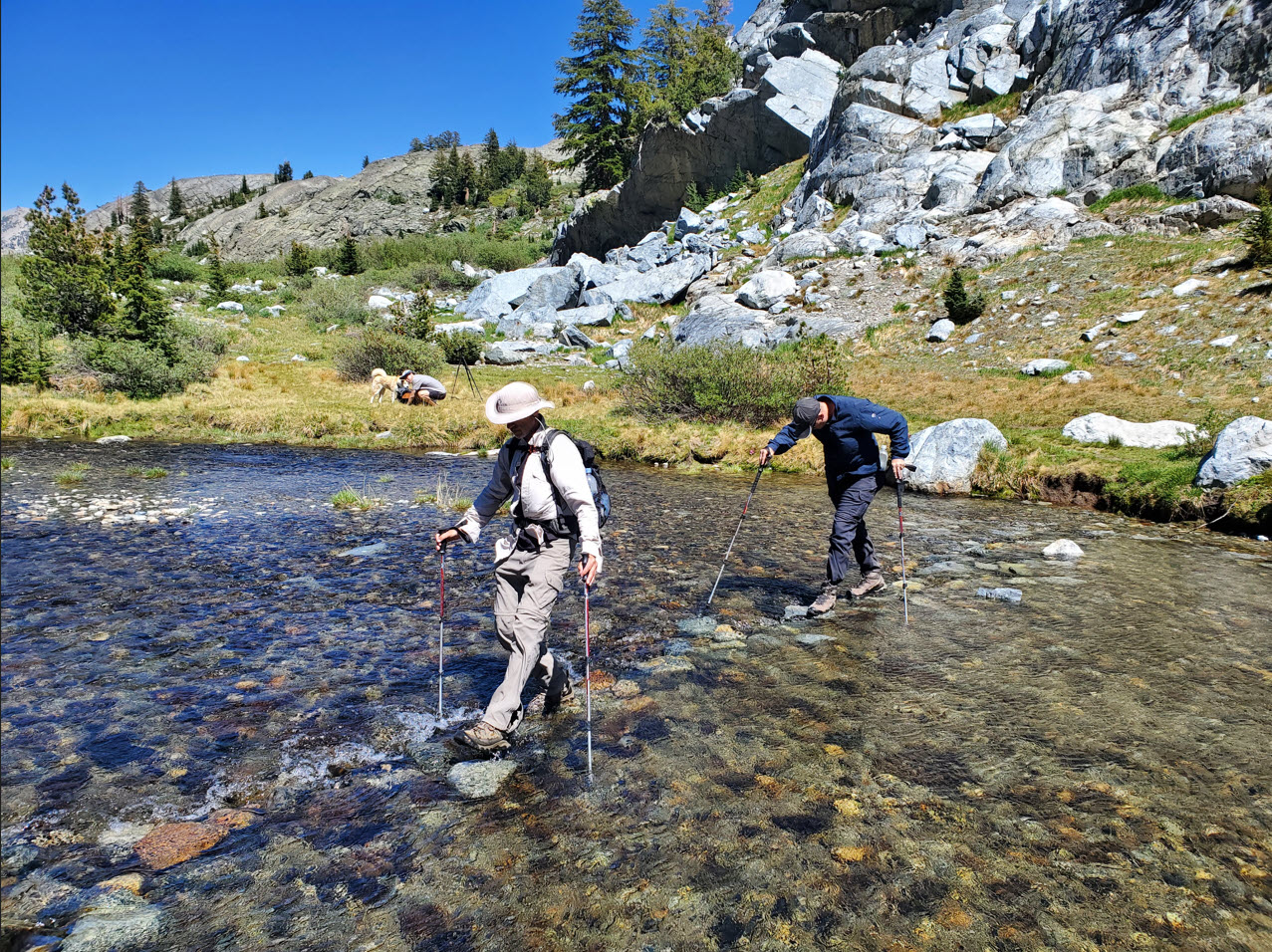 Heading to the campsite