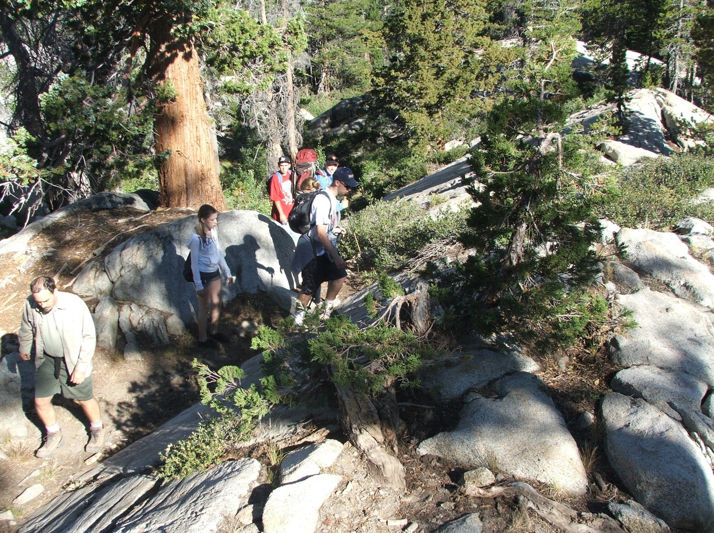 Group on the trail