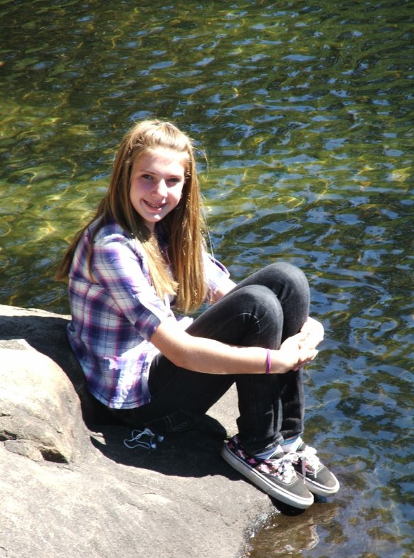 Sierra at the lake