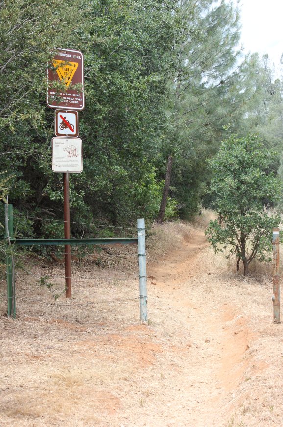 East trailhead