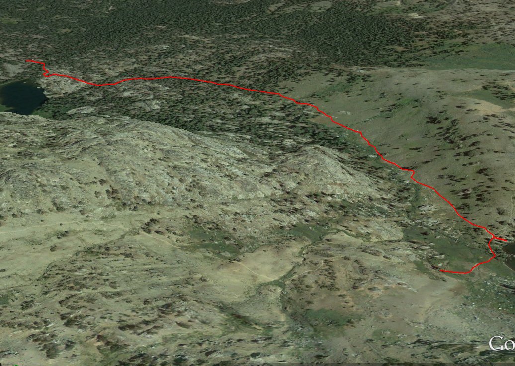 GPS Track of Hike