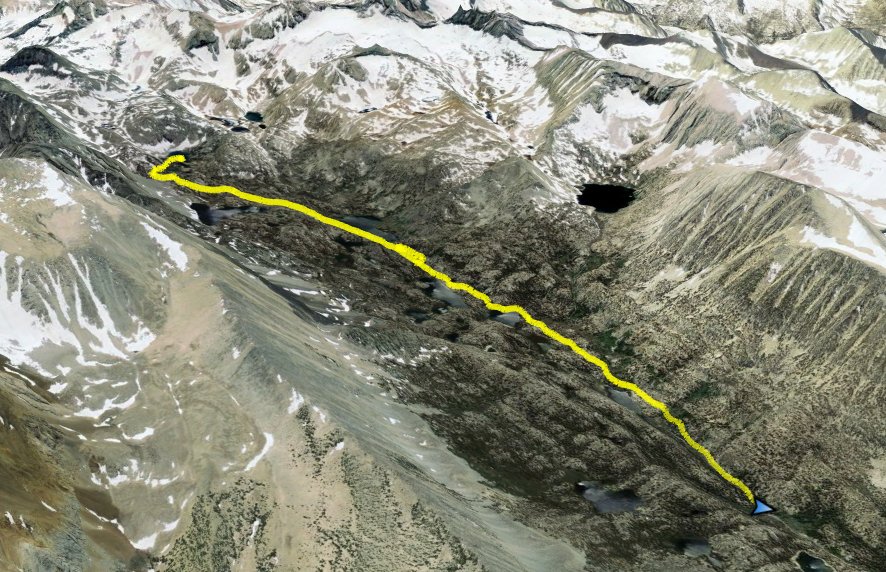GPS Track of Hike