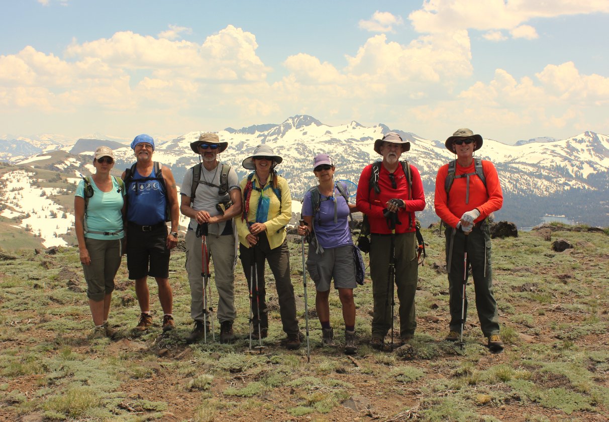 The group at the summit