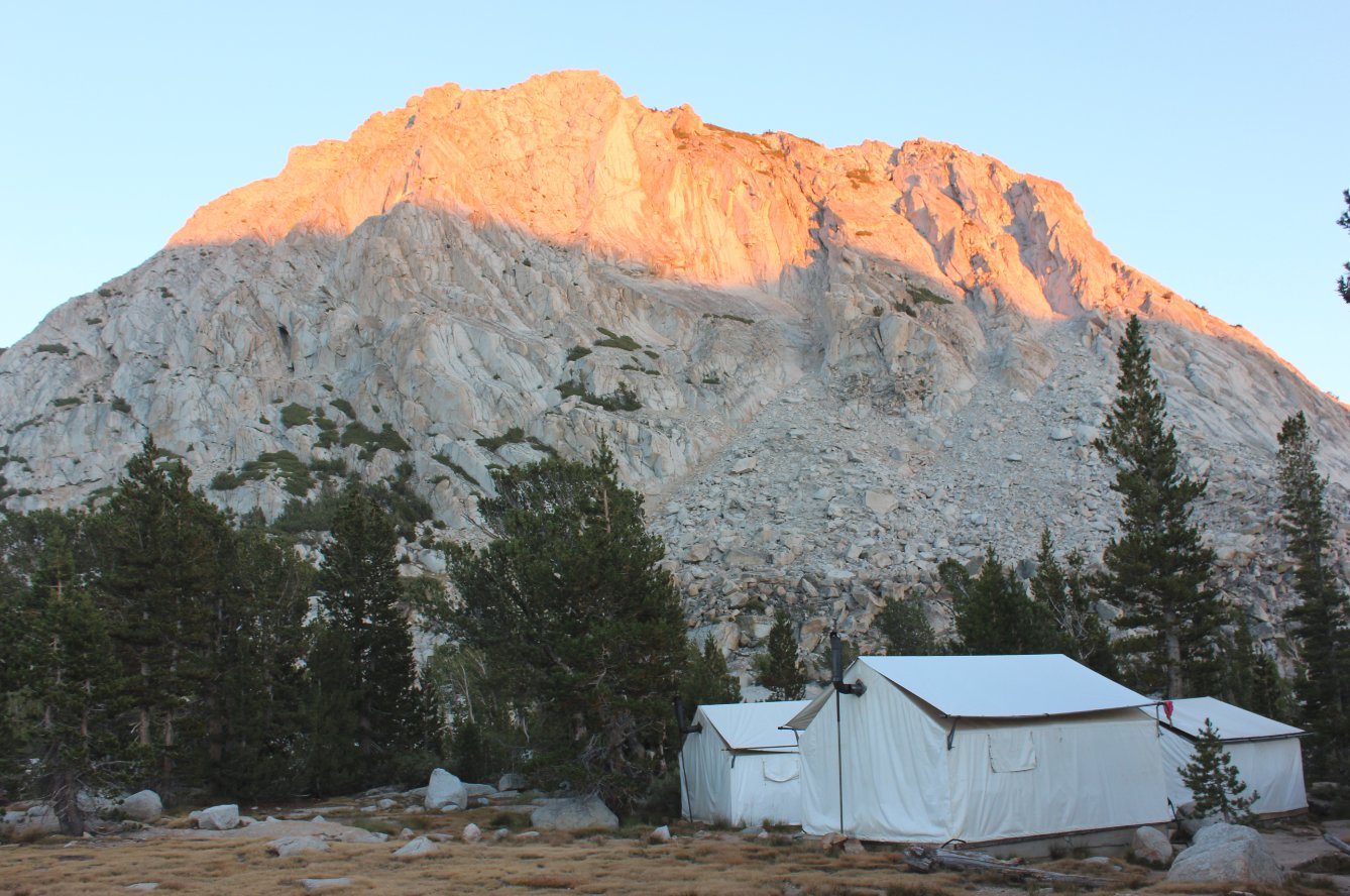 Finally to camp