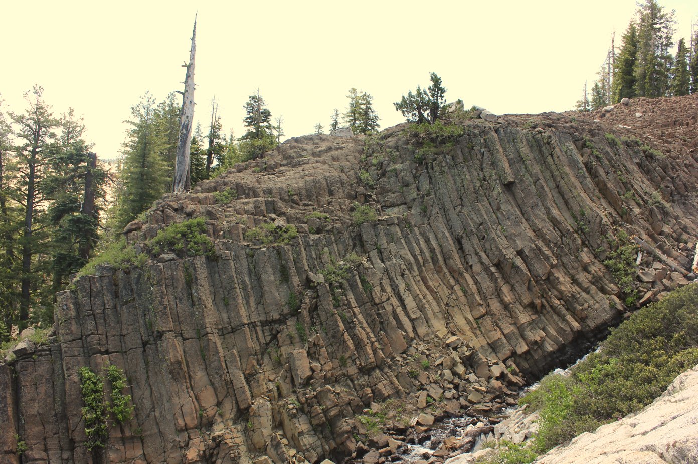 Heading up to the postpiles