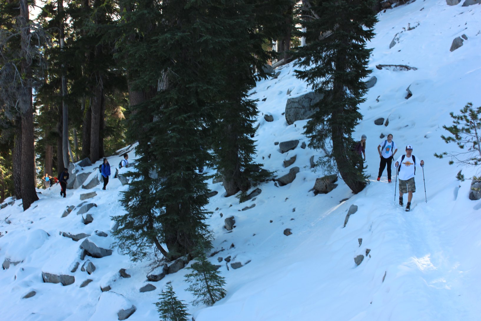 Nearing the top