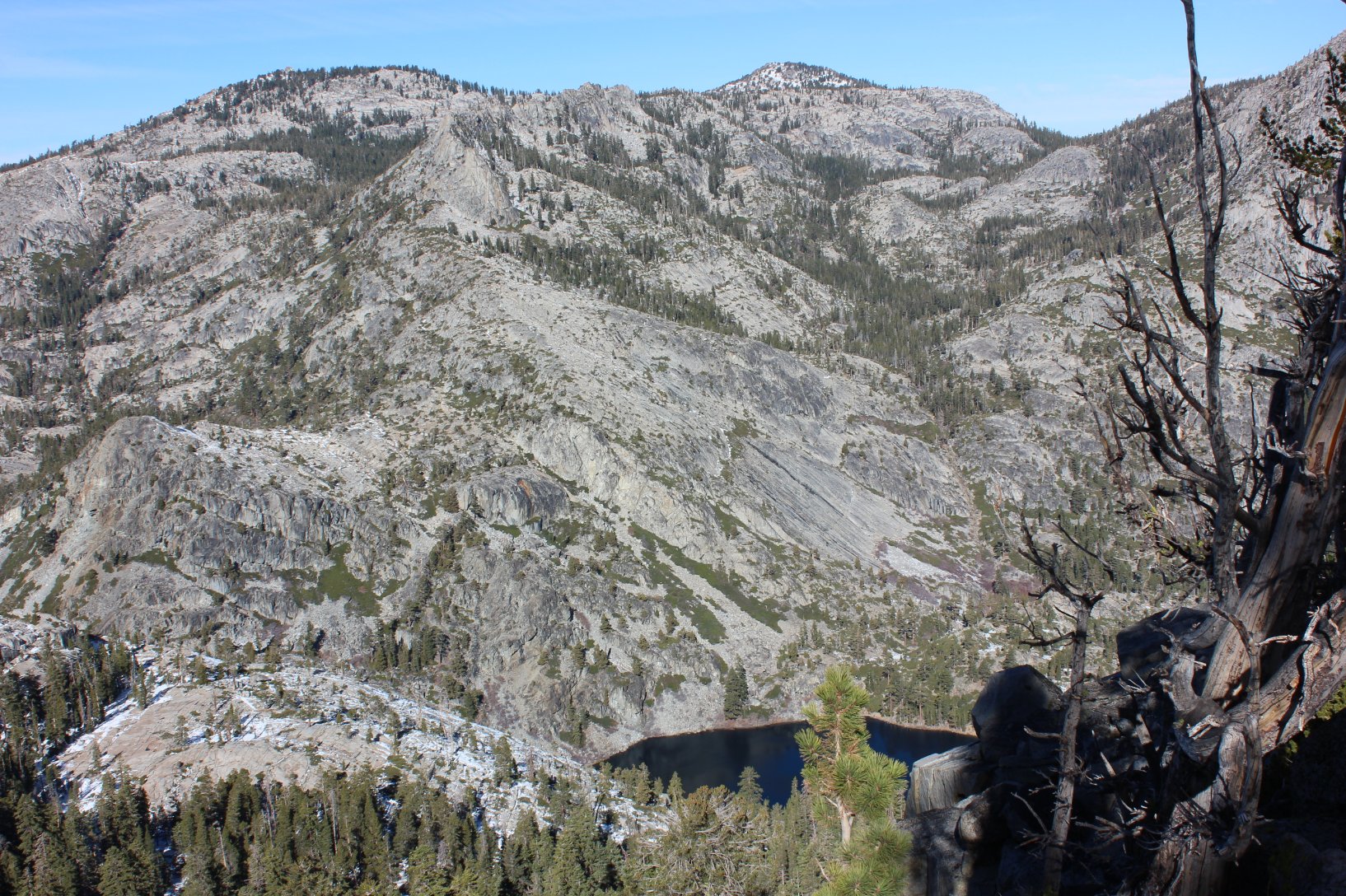 Eagle Lake far below