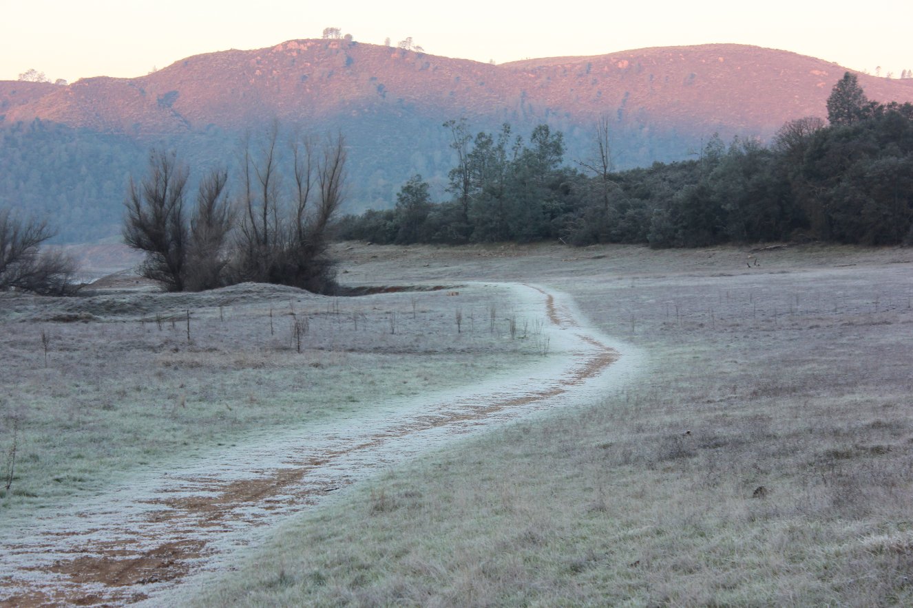 Early morning on the trail