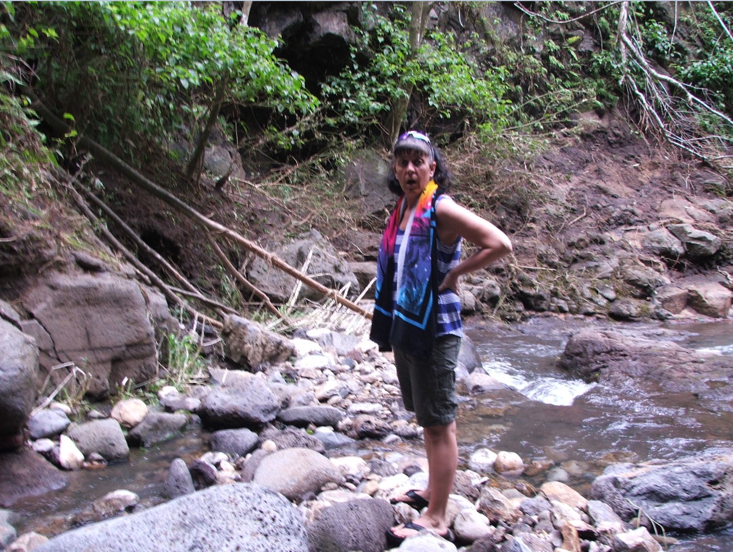 Annie at the falls area